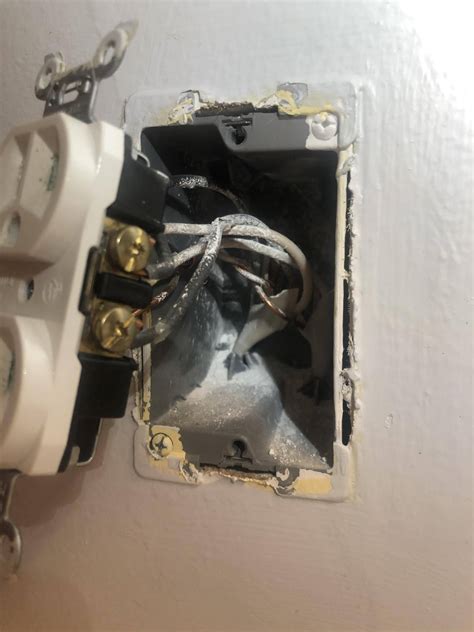 household electrical box repair|electrical box screw hole broken.